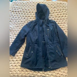 Navy Water Resistant & Windproof Coat